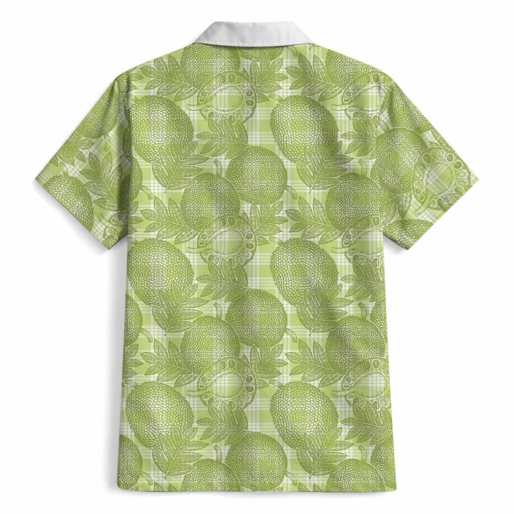 Omaomao Hawaii Breadfruit Palaka Motifs Hawaiian Shirt LT14 - Polynesian Pride