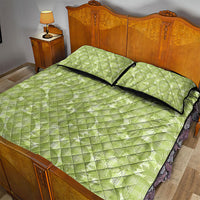 Omaomao Hawaii Breadfruit Palaka Motifs Quilt Bed Set LT14 - Polynesian Pride