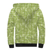 Omaomao Hawaii Breadfruit Palaka Motifs Sherpa Hoodie LT14 - Polynesian Pride