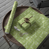 Omaomao Hawaii Breadfruit Palaka Motifs Wrapping Paper LT14 - Polynesian Pride