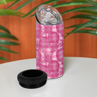 Alaka Hawaii Breadfruit Palaka Motifs 4 in 1 Can Cooler Tumbler LT14 - Polynesian Pride
