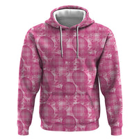 Alaka Hawaii Breadfruit Palaka Motifs Hoodie LT14 Pullover Hoodie Pink - Polynesian Pride
