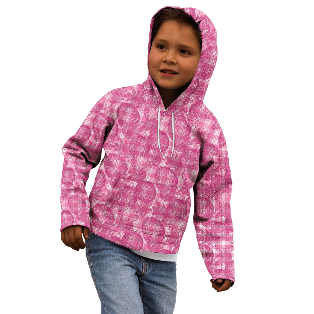 Alaka Hawaii Breadfruit Palaka Motifs Kid Hoodie LT14 - Polynesian Pride