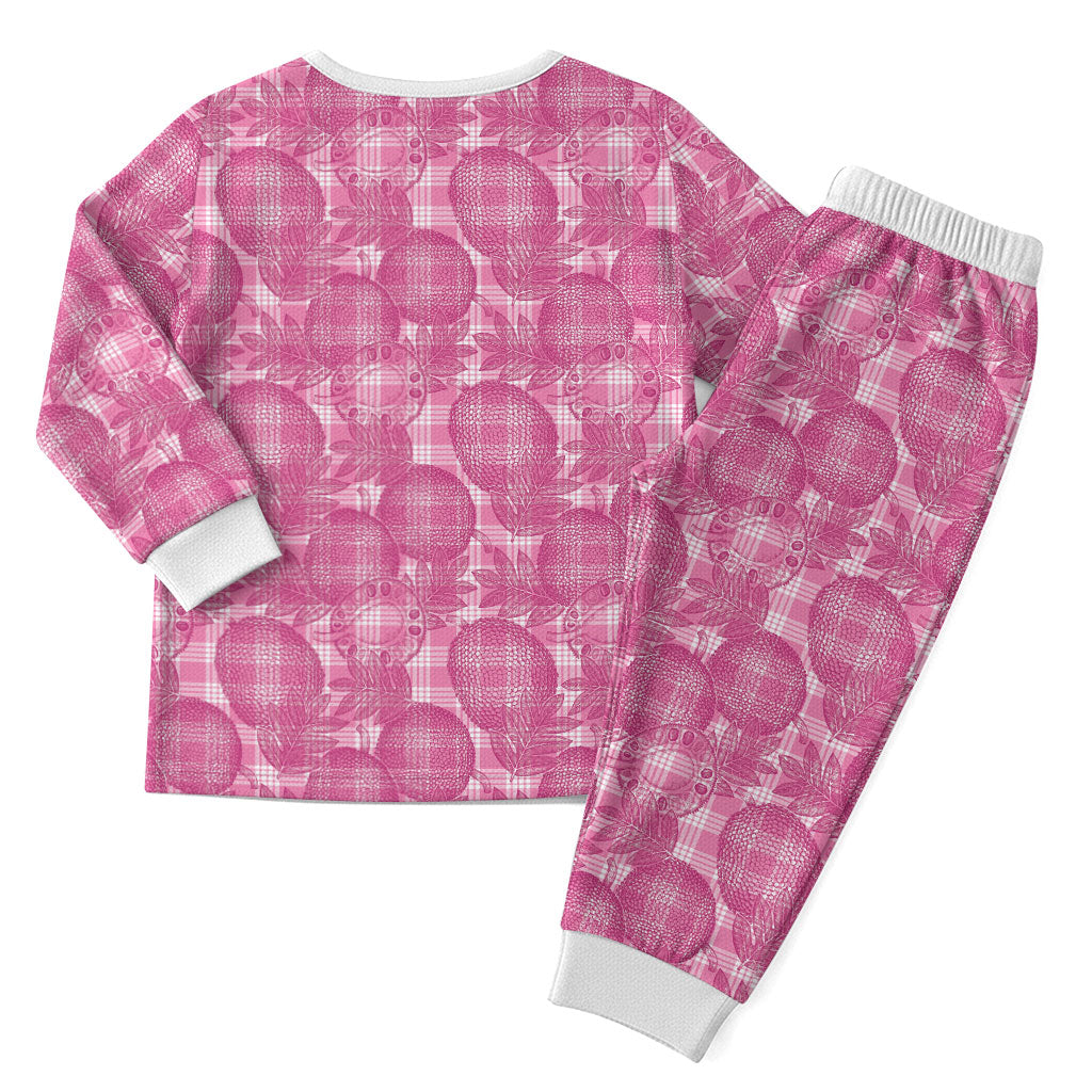Alaka Hawaii Breadfruit Palaka Motifs Christmas Pajama Set LT14 - Polynesian Pride