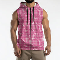 Alaka Hawaii Breadfruit Palaka Motifs Sleeveless Zip Hoodie LT14 - Polynesian Pride