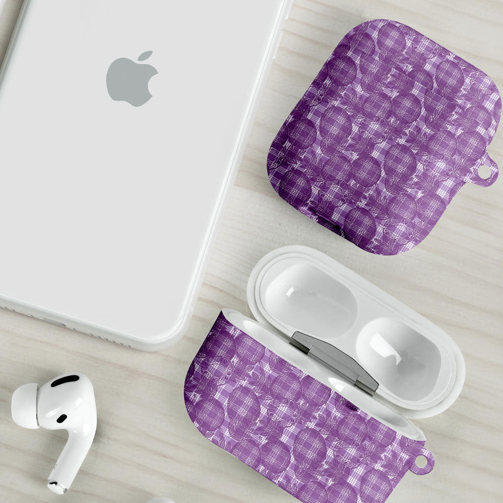Poni Hawaii Breadfruit Palaka Motifs AirPods Case LT14 - Polynesian Pride