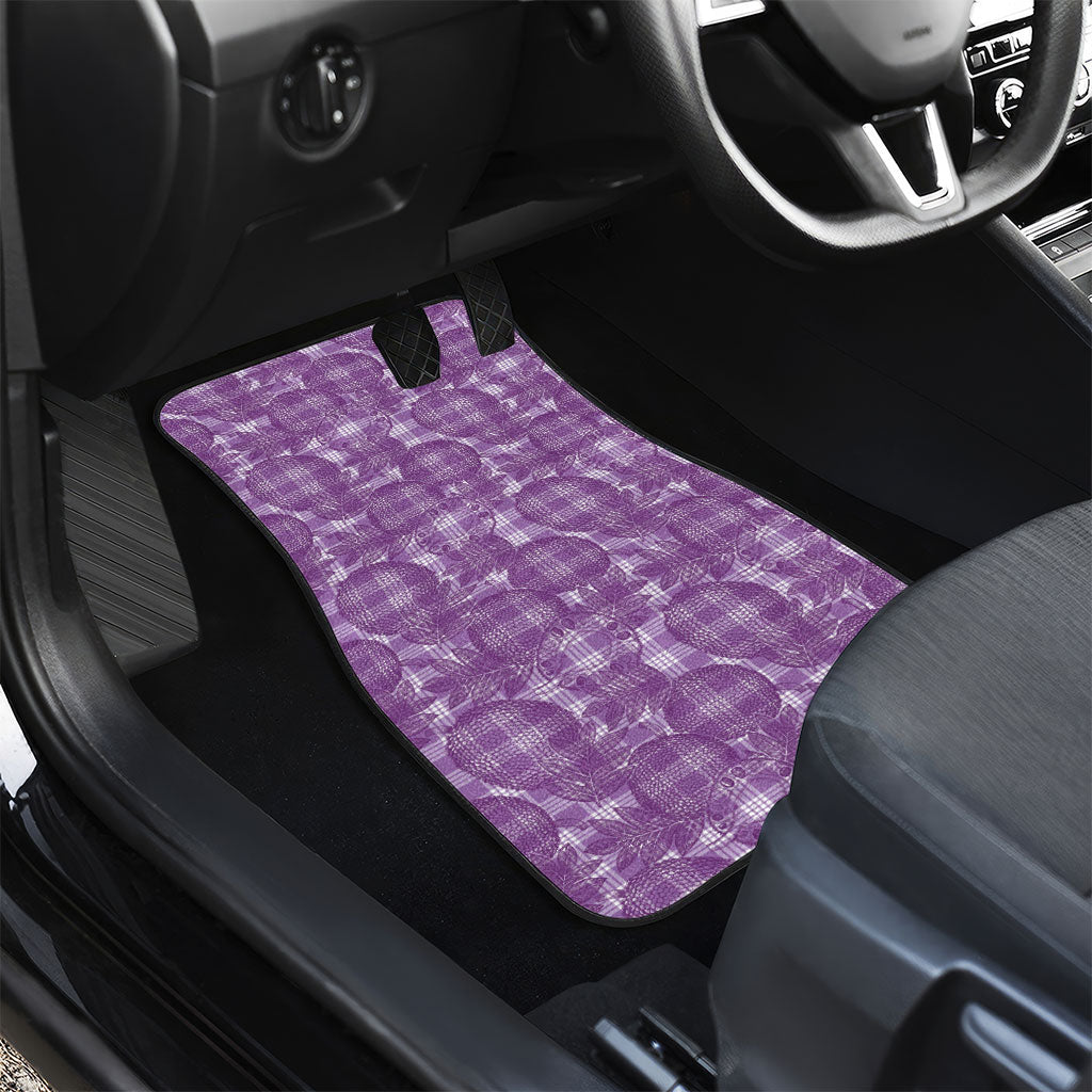 Poni Hawaii Breadfruit Palaka Motifs Car Mats LT14 - Polynesian Pride