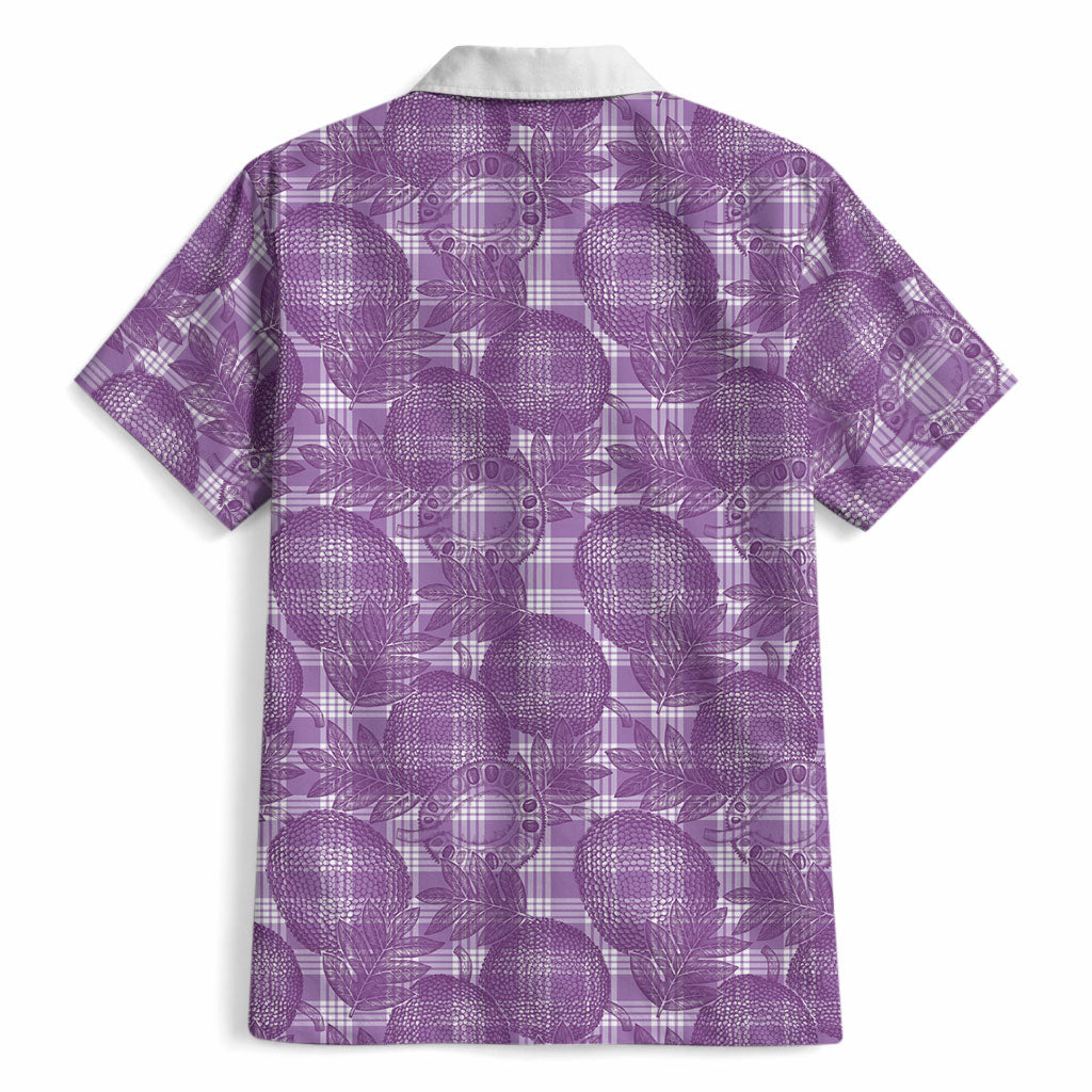 Poni Hawaii Breadfruit Palaka Motifs Hawaiian Shirt LT14 - Polynesian Pride