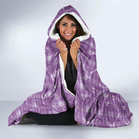 Poni Hawaii Breadfruit Palaka Motifs Hooded Blanket LT14 - Polynesian Pride
