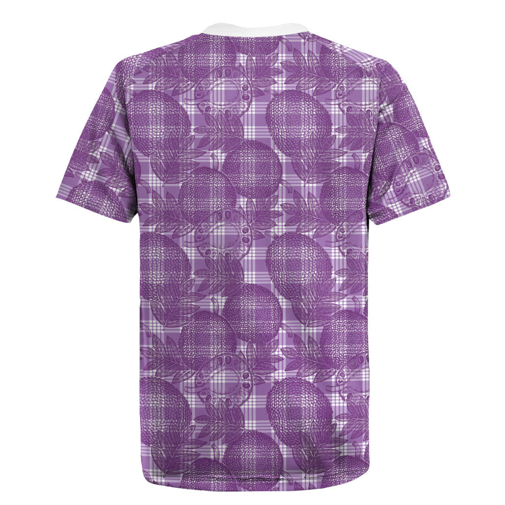 Poni Hawaii Breadfruit Palaka Motifs Rugby Jersey LT14 - Polynesian Pride