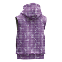Poni Hawaii Breadfruit Palaka Motifs Sleeveless Hoodie LT14 - Polynesian Pride