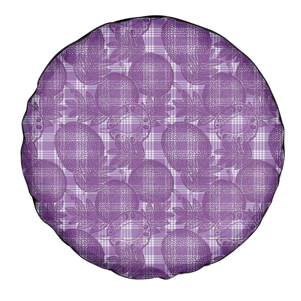 Poni Hawaii Breadfruit Palaka Motifs Spare Tire Cover LT14 - Polynesian Pride