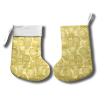Melemele Hawaii Breadfruit Palaka Motifs Christmas Stocking LT14 - Polynesian Pride