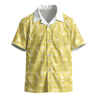 Melemele Hawaii Breadfruit Palaka Motifs Kid Hawaiian Shirt LT14 - Polynesian Pride