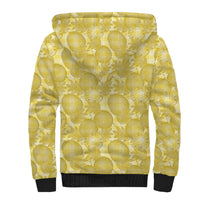 Melemele Hawaii Breadfruit Palaka Motifs Sherpa Hoodie LT14 - Polynesian Pride