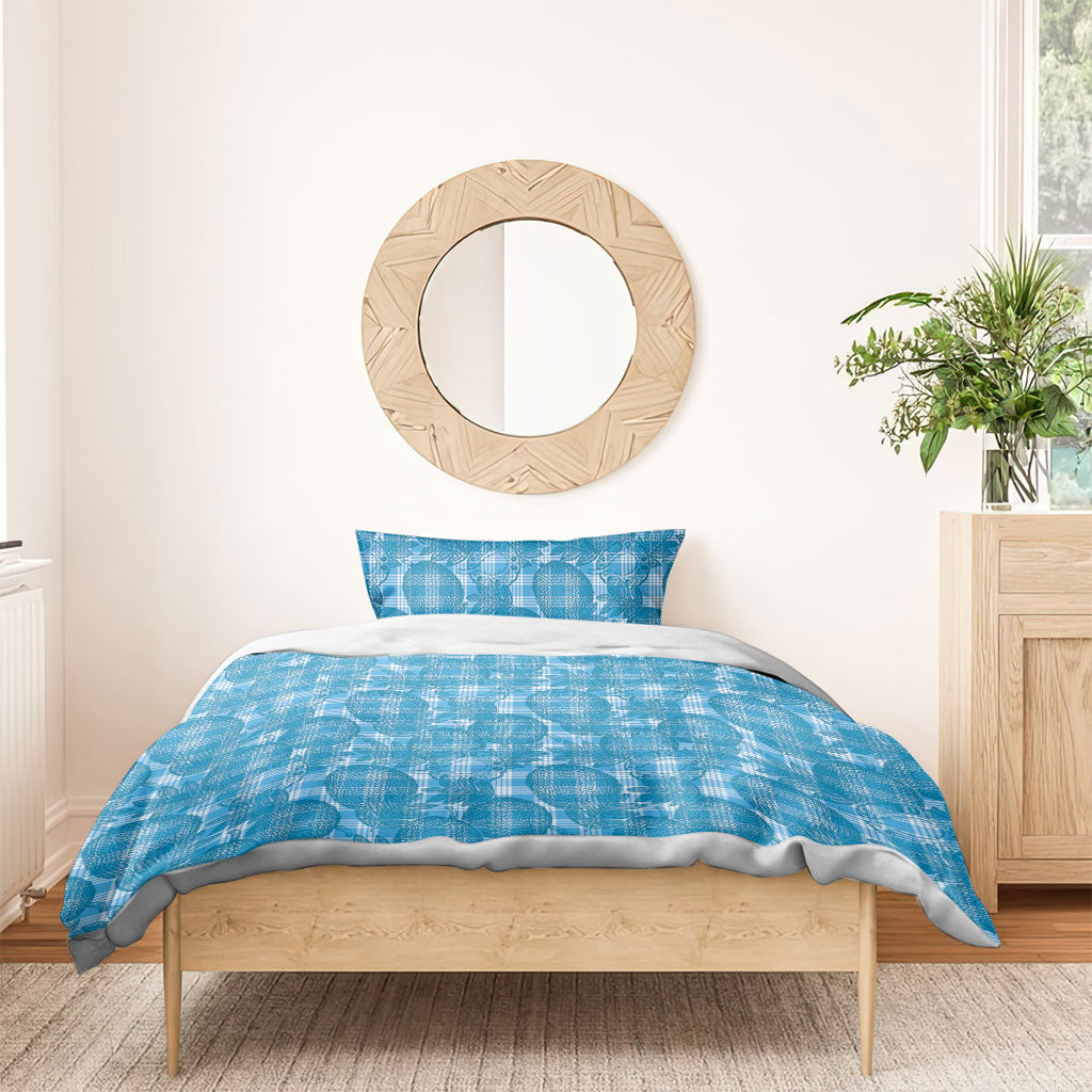 Polu Hawaii Breadfruit Palaka Motifs Bedding Set LT14 - Polynesian Pride
