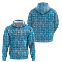 Polu Hawaii Breadfruit Palaka Motifs Hoodie LT14 - Polynesian Pride