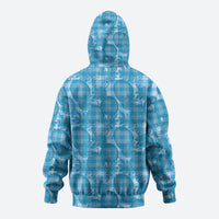 Polu Hawaii Breadfruit Palaka Motifs Hoodie LT14 - Polynesian Pride