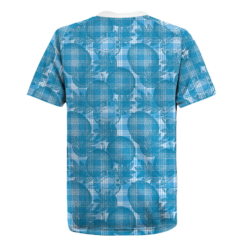 Polu Hawaii Breadfruit Palaka Motifs Rugby Jersey LT14 - Polynesian Pride