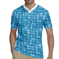 Polu Hawaii Breadfruit Palaka Motifs Rugby Jersey LT14 - Polynesian Pride