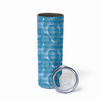 Polu Hawaii Breadfruit Palaka Motifs Skinny Tumbler LT14 - Polynesian Pride