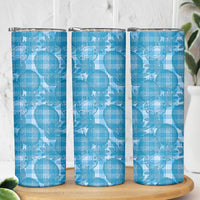 Polu Hawaii Breadfruit Palaka Motifs Skinny Tumbler LT14 - Polynesian Pride