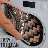 Aotearoa Kati Mamoe Bathroom Set Maori Iwi Poutama Puhoro Tattoo LT14 - Polynesian Pride