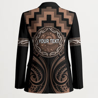 Aotearoa Kati Mamoe Personalised Blazer Maori Iwi Poutama Puhoro Tattoo LT14 - Polynesian Pride