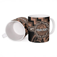 Aotearoa Kati Mamoe Personalised Ceramic Mug Maori Iwi Poutama Puhoro Tattoo LT14 - Polynesian Pride