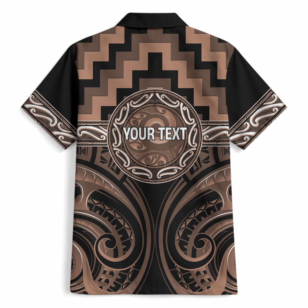 Aotearoa Kati Mamoe Personalised Hawaiian Shirt Maori Iwi Poutama Puhoro Tattoo LT14 - Polynesian Pride