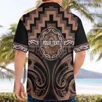 Aotearoa Kati Mamoe Personalised Hawaiian Shirt Maori Iwi Poutama Puhoro Tattoo LT14 - Polynesian Pride