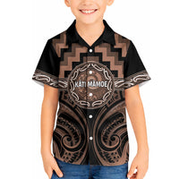 Aotearoa Kati Mamoe Personalised Hawaiian Shirt Maori Iwi Poutama Puhoro Tattoo LT14 - Polynesian Pride
