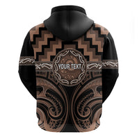 Aotearoa Kati Mamoe Personalised Hoodie Maori Iwi Poutama Puhoro Tattoo LT14 - Polynesian Pride