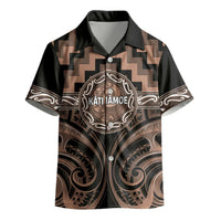Aotearoa Kati Mamoe Personalised Kid Hawaiian Shirt Maori Iwi Poutama Puhoro Tattoo LT14 - Polynesian Pride