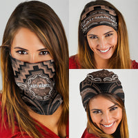 Aotearoa Kati Mamoe Neck Gaiter Maori Iwi Poutama Puhoro Tattoo LT14 - Polynesian Pride