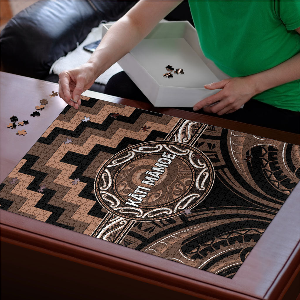 Aotearoa Kati Mamoe Puzzle Maori Iwi Poutama Puhoro Tattoo LT14 - Polynesian Pride