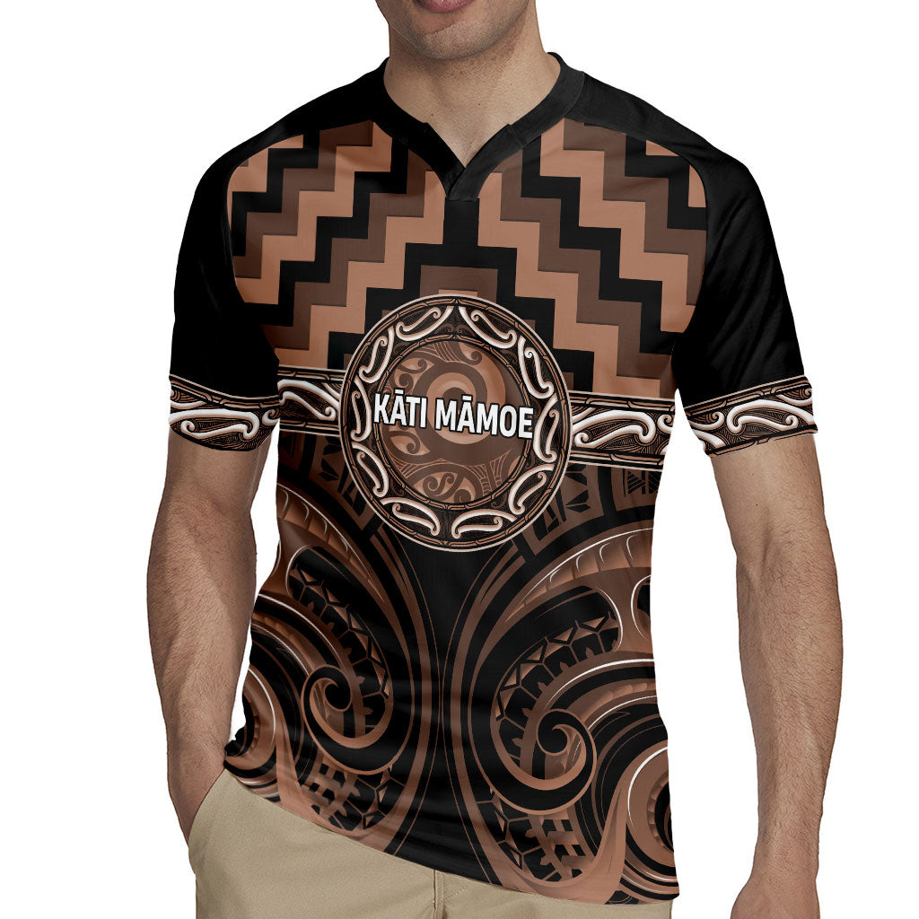 Aotearoa Kati Mamoe Personalised Rugby Jersey Maori Iwi Poutama Puhoro Tattoo LT14 - Polynesian Pride