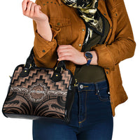 Aotearoa Kati Mamoe Shoulder Handbag Maori Iwi Poutama Puhoro Tattoo LT14 - Polynesian Pride