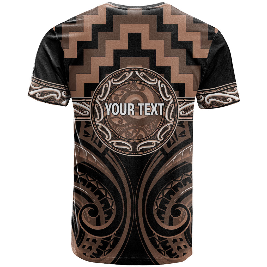 Aotearoa Kati Mamoe Personalised T Shirt Maori Iwi Poutama Puhoro Tattoo LT14 - Polynesian Pride