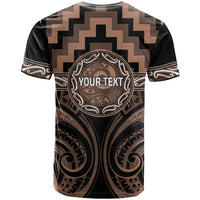 Aotearoa Kati Mamoe Personalised T Shirt Maori Iwi Poutama Puhoro Tattoo LT14 - Polynesian Pride