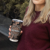 Aotearoa Kati Mamoe Personalised Tumbler Cup Maori Iwi Poutama Puhoro Tattoo LT14 - Polynesian Pride