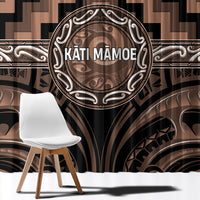 Aotearoa Kati Mamoe Window Curtain Maori Iwi Poutama Puhoro Tattoo LT14 - Polynesian Pride