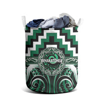 Aotearoa Whakatohea Laundry Basket Maori Iwi Poutama Puhoro Tattoo LT14 - Polynesian Pride