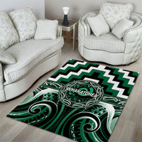 Aotearoa Whakatohea Area Rug Maori Iwi Poutama Puhoro Tattoo LT14 - Polynesian Pride