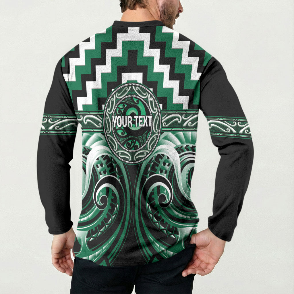 Aotearoa Whakatohea Personalised Button Sweatshirt Maori Iwi Poutama Puhoro Tattoo LT14 - Polynesian Pride
