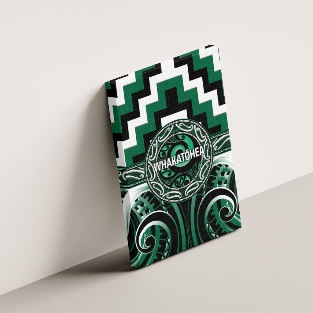 Aotearoa Whakatohea Canvas Wall Art Maori Iwi Poutama Puhoro Tattoo LT14 - Polynesian Pride