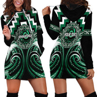 Aotearoa Whakatohea Personalised Hoodie Dress Maori Iwi Poutama Puhoro Tattoo LT14 - Polynesian Pride