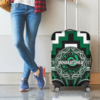 Aotearoa Whakatohea Luggage Cover Maori Iwi Poutama Puhoro Tattoo LT14 - Polynesian Pride