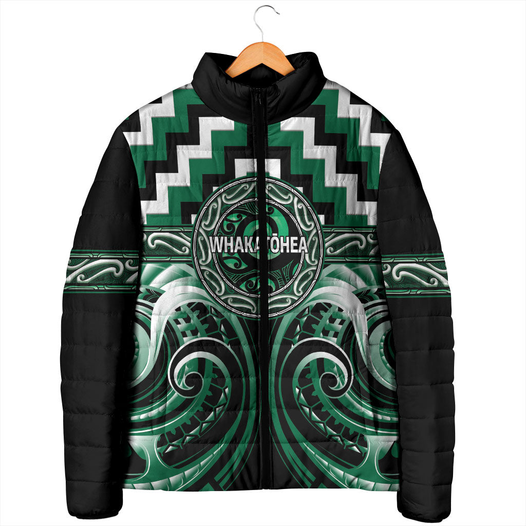 Aotearoa Whakatohea Personalised Padded Jacket Maori Iwi Poutama Puhoro Tattoo LT14 - Polynesian Pride