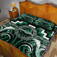 Aotearoa Whakatohea Quilt Bed Set Maori Iwi Poutama Puhoro Tattoo LT14 - Polynesian Pride
